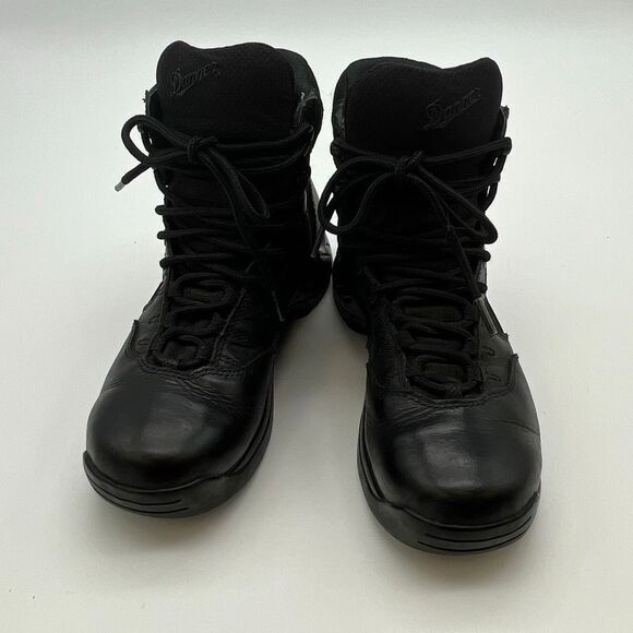 DANNER Women’s Tactical Boots Size 8 Black Kinetic 6” GTX Waterproof Leather - Picture 2 of 13